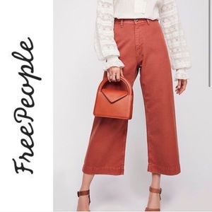 Free People NEW | Patti wide leg cropped pant